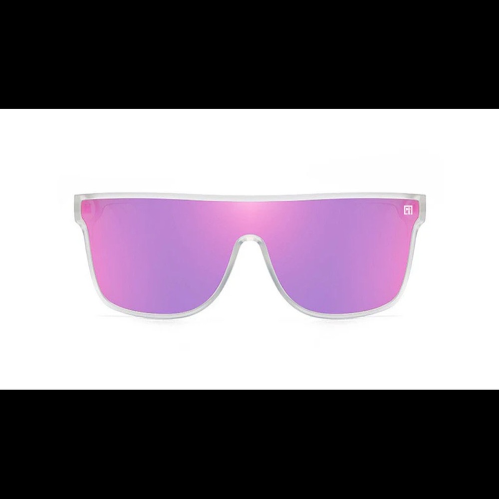 Purple Mirrored “Typhoon” Unisex Sunglasses By Tomahawk